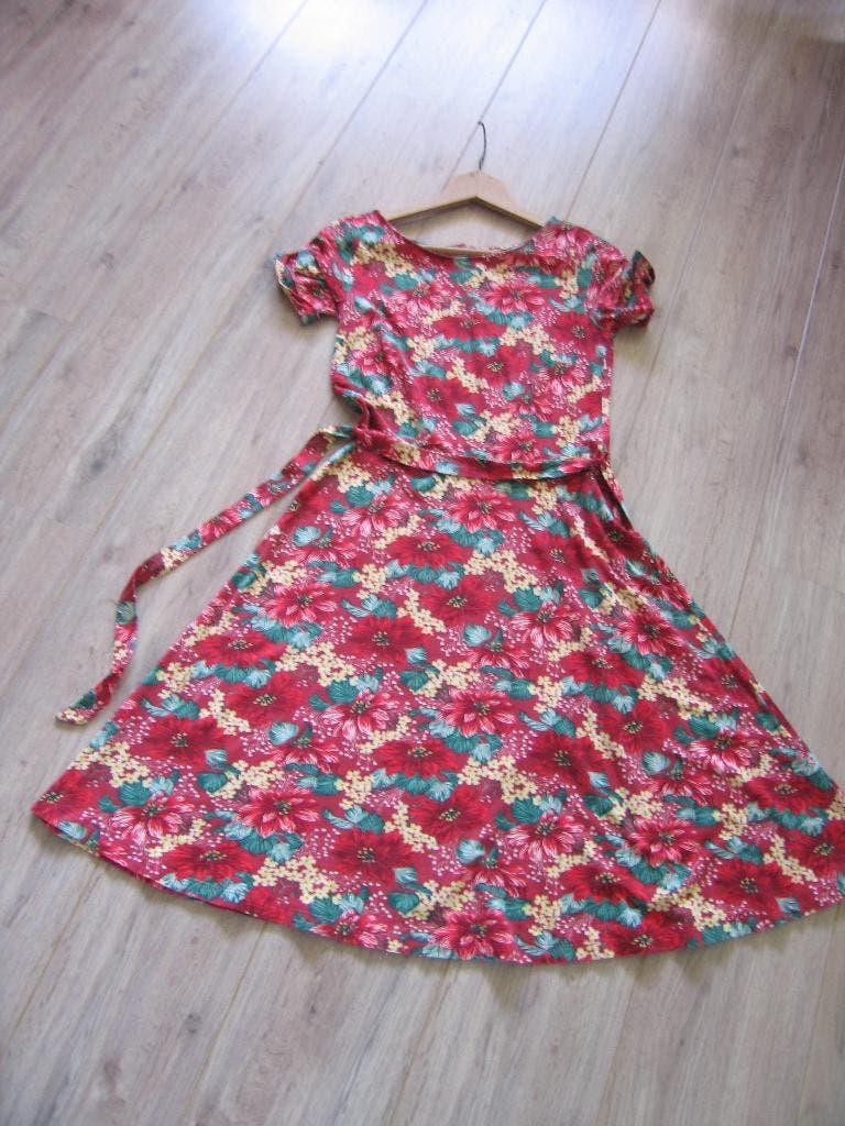 King Louie BLOEMEN jurk Maat S, Ophalen of Verzenden, Zo goed als nieuw, Knielengte, King Louie