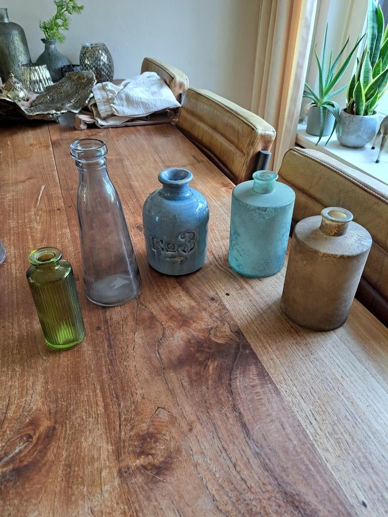 Decoratie 5x, Huis en Inrichting, Woonaccessoires | Vazen, Ophalen, Zo goed als nieuw