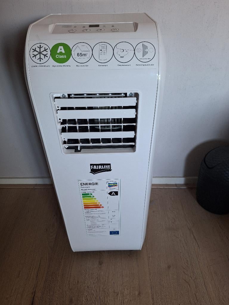 Mobiele Airco Fairline MAC2200C, Witgoed en Apparatuur, Ophalen, Minder dan 60 m³, Energieklasse A of zuiniger, Zo goed als nieuw
