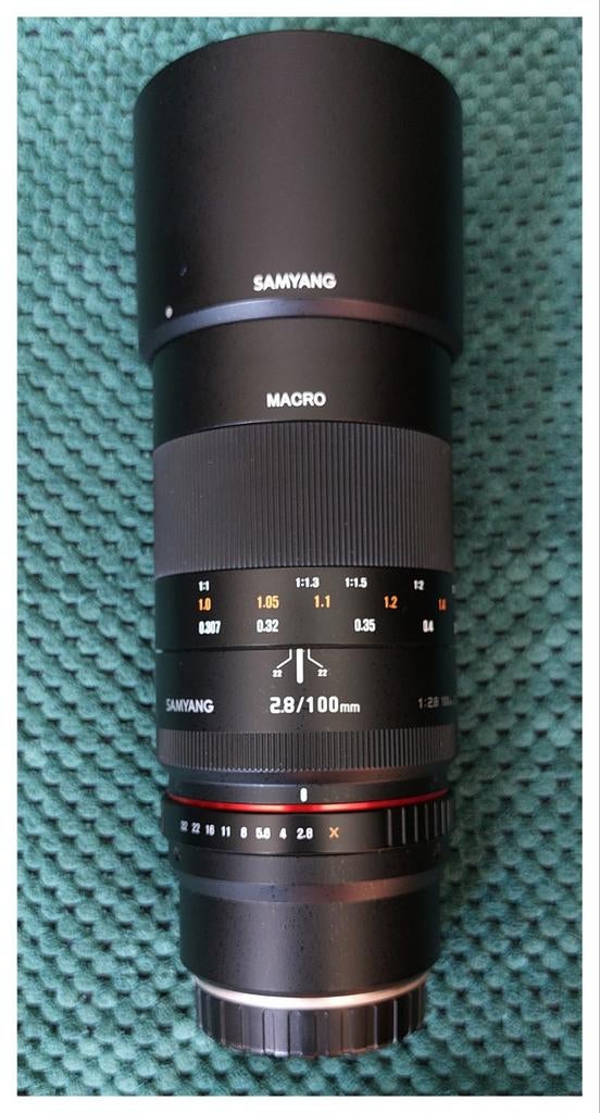 Fujifilm X Samyang macro lens, Ophalen, Zo goed als nieuw, Macrolens