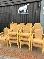 Partij of losse terrasstoelen. Terras stoel. STIEFBEEN & ZN, Ophalen, Gebruikt, Kunststof, Stapelbaar