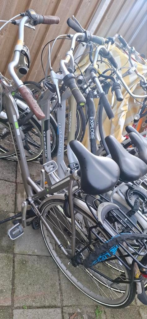 Partij van 10 gebruikte fietsen, Fietsen en Brommers, Ophalen, Gebruikt, Overige merken