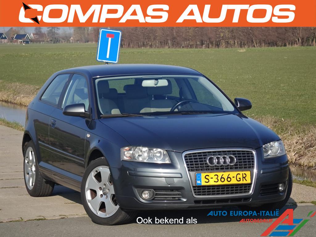 Audi A3 1.6 Attraction (bj 2007), Voorwielaandrijving, Stof, Gebruikt, Beige