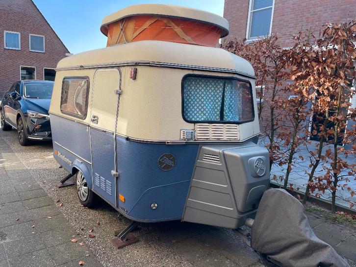 ERIBA PUCK, Caravans en Kamperen, Caravans, Particulier, tot en met 2, 500 - 750 kg, Standaardzit, Eriba, Lengtebed, tot 4 meter