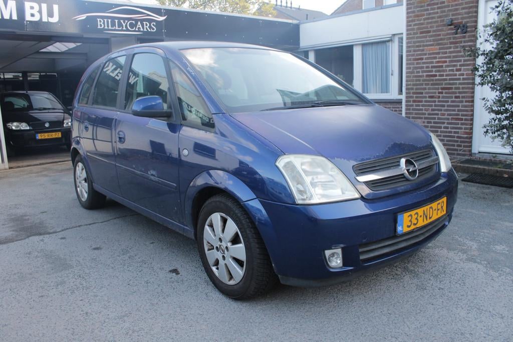 Opel Meriva 1.6-16V Cosmo / Elektrische ramen / Semi automaa, Auto's, Gebruikt, Zwart, 4 cilinders, Blauw