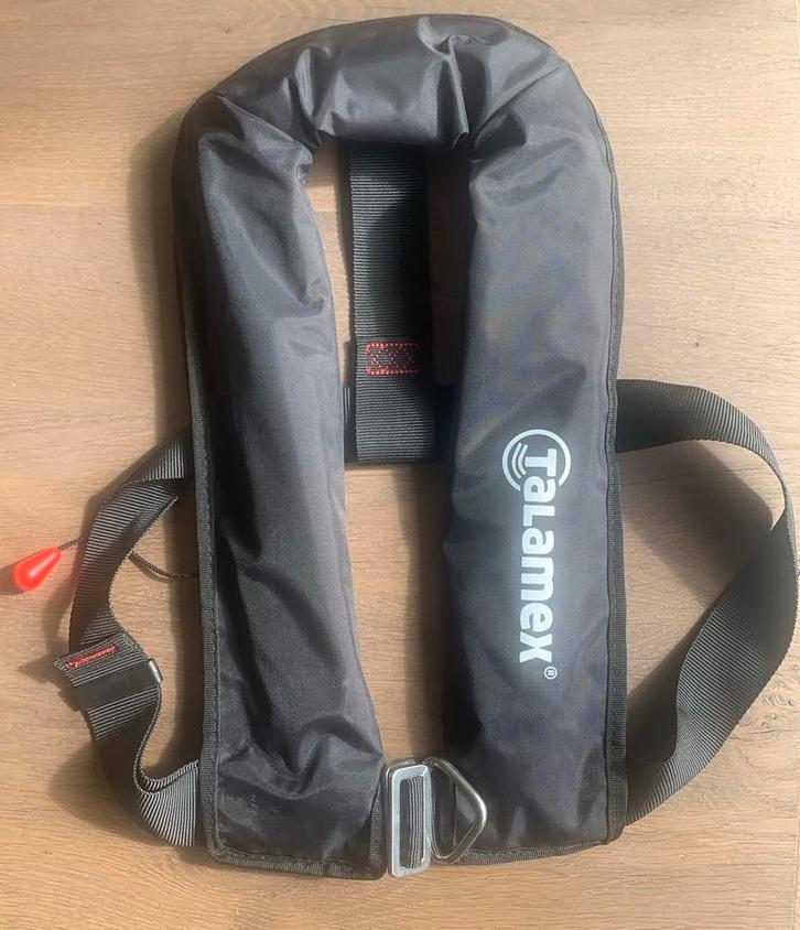 Talamex Offshore 275N Automatisch Reddingsvest met Harnas, Watersport en Boten, Watersportkleding, Zo goed als nieuw, Reddingsvest of Zwemvest