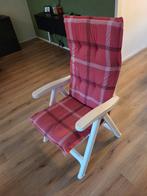 gratis 3 thuin klapstoelen met zitkussen, Ophalen, Gebruikt