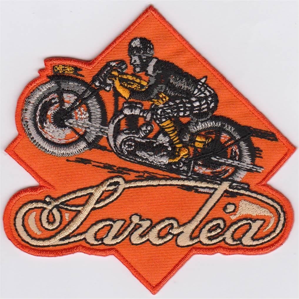 Sarolea stoffen opstrijk patch embleem, Motoren, Ophalen of Verzenden, Nieuw