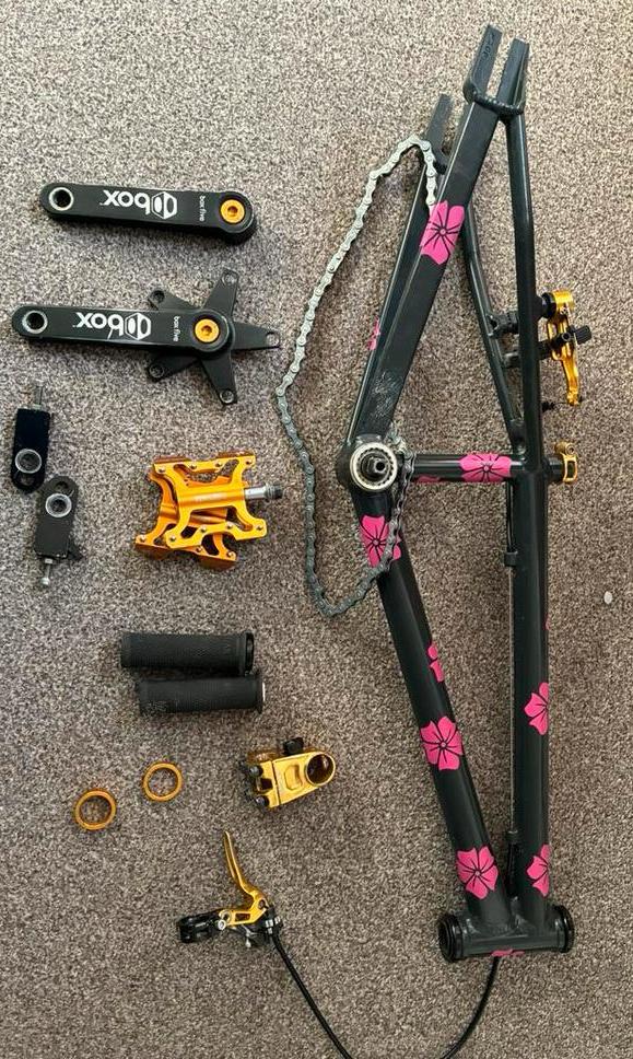 BMX mini Little Dude Company frame met onderdelen, Fietsen en Brommers, Fietsen | Crossfietsen en BMX, Ophalen of Verzenden, Gebruikt