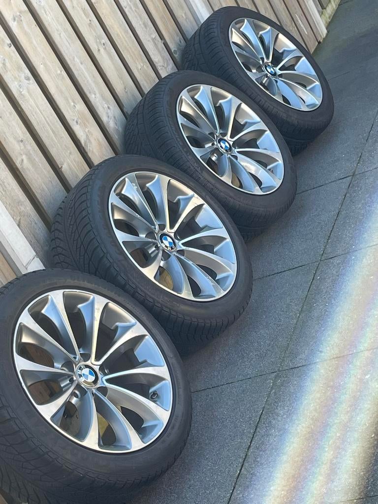 18 Inch ORIGINEEL BMW Velgen+Winterbanden RUNFLAT oa:Opel+Vw, Ophalen, Gebruikt