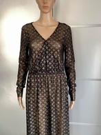 J121 Sissy Boy lange maxi jurk maat 40/42=M/L zwart beige, Maat 38/40 (M), Zwart, Sissy-Boy, Ophalen of Verzenden