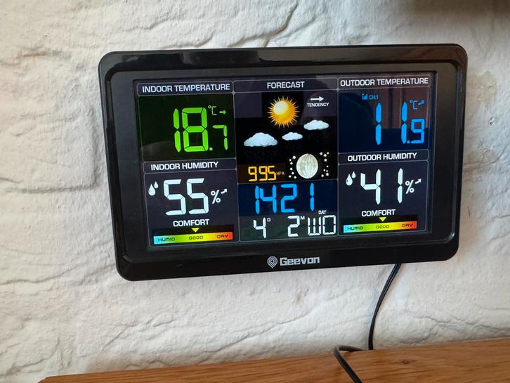 Weerstation, Audio, Tv en Foto, Weerstations en Barometers, Zo goed als nieuw, Ophalen of Verzenden