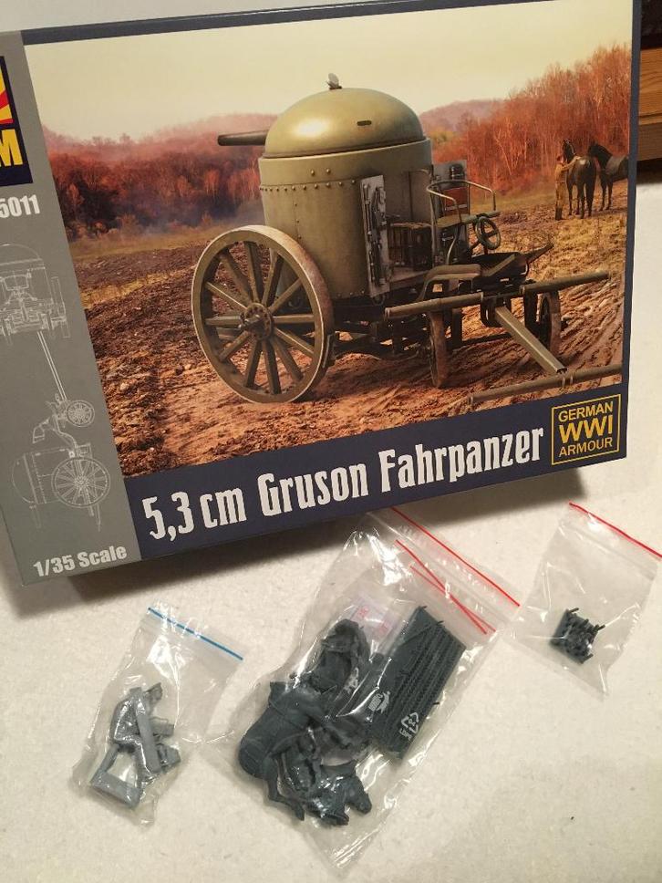 1/35 Copper State CSM WW1 Fahrpanzer +3x extra upgrade setje, Hobby en Vrije tijd, Modelbouw | Auto's en Voertuigen, Nieuw, Tank