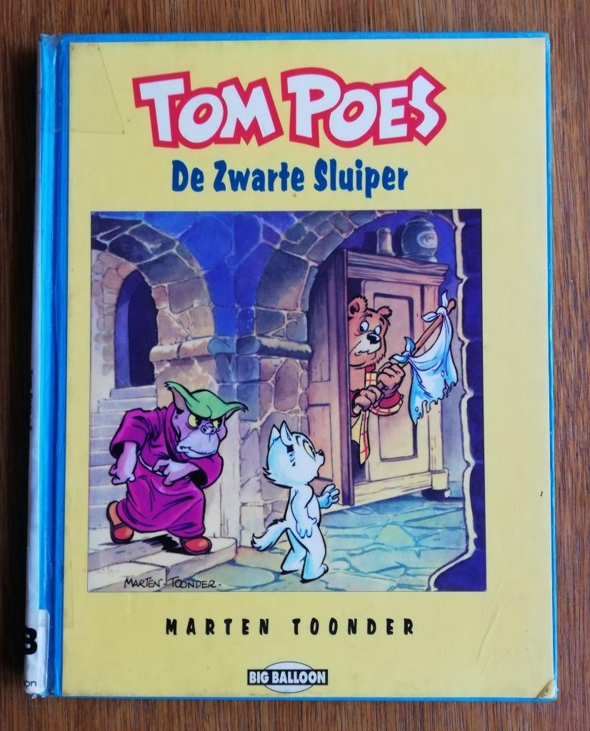 Tom Poes De Zwarte Sluiper - Marten Toonder, Eén stripboek, Ophalen of Verzenden, Gelezen