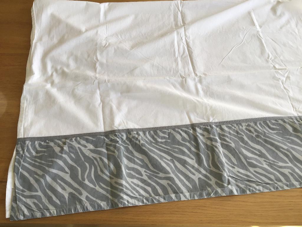 2 x laken ledikant Meyco, Jongetje of Meisje, Wit, Overige typen, Ophalen of Verzenden