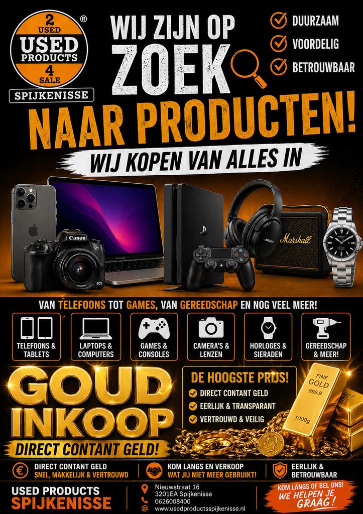 Verkoop je spullen, ., Ophalen of Verzenden, Zo goed als nieuw, .