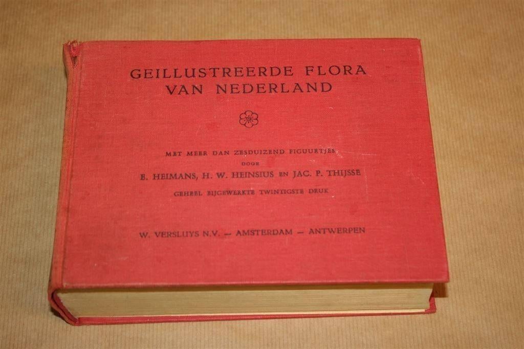 Geïllustreerde Flora van Nederland - Heimans Thijsse 1960, Ophalen of Verzenden, Gelezen, Bloemen, Planten en Bomen