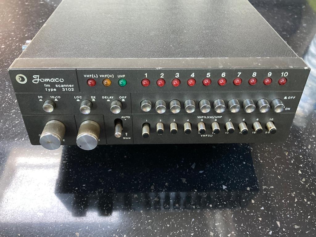 JOMACO 3102 kristal scanner, Telecommunicatie, Ophalen of Verzenden, Gebruikt, Minder dan 30 kanalen