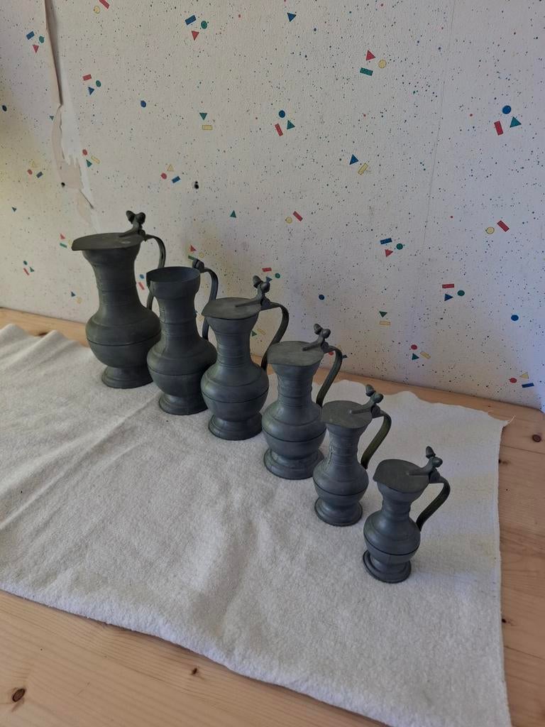 TINNEN SETJE, Antiek en Kunst, Antiek | Tin, Ophalen