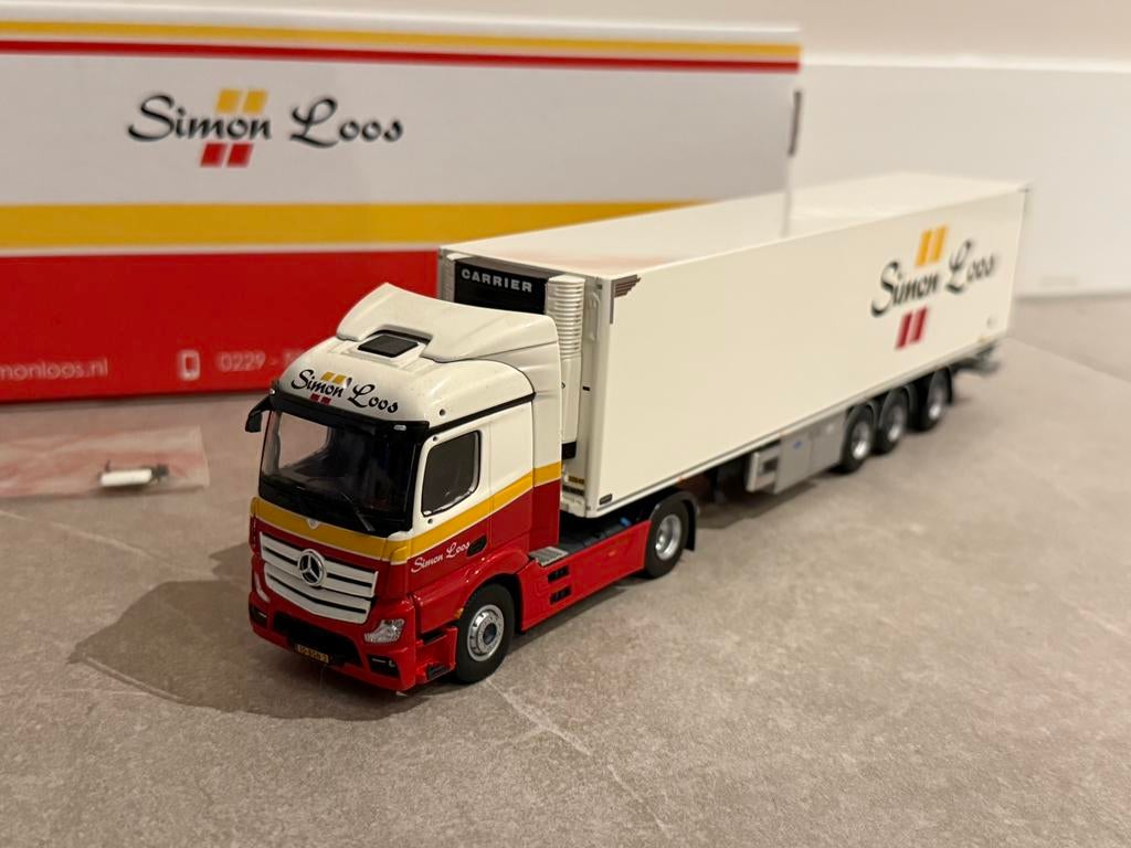 Tekno Mercedes Actros Simon Loos, Ophalen of Verzenden, Nieuw, Bus of Vrachtwagen, Tekno