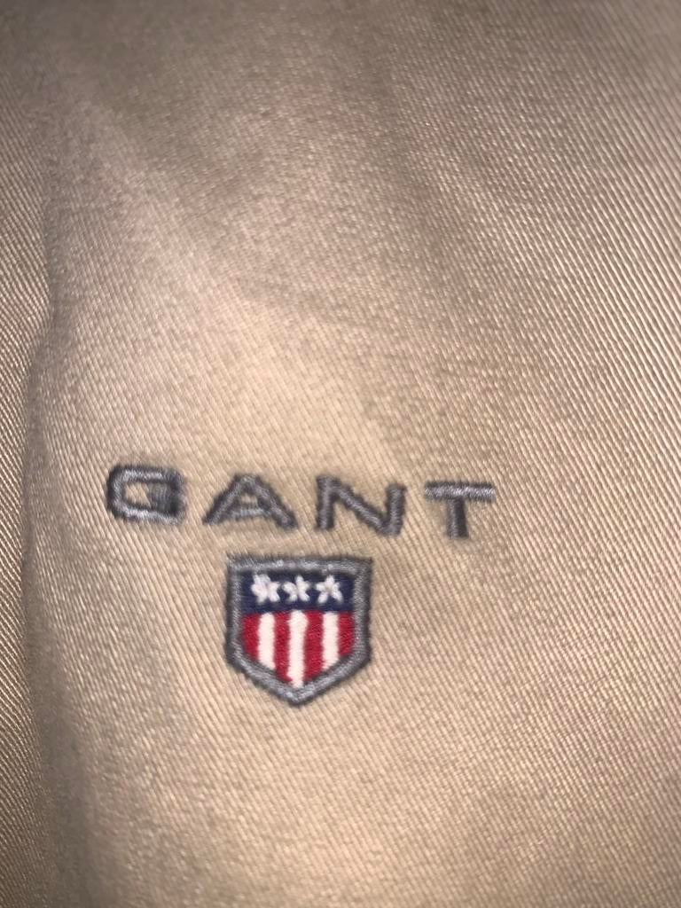 GANT Heren Jas - Beige, Maat L, Ophalen of Verzenden, Zo goed als nieuw, Maat 52/54 (L), Beige