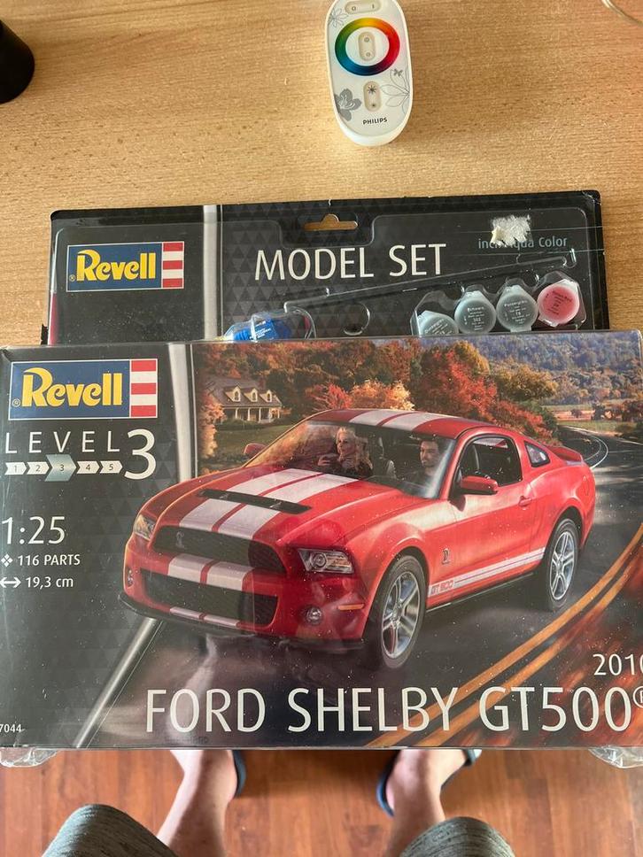 Revell Ford Shelby GT500 modelbouw set, Hobby en Vrije tijd, Modelbouw | Auto's en Voertuigen, Nieuw, Auto, Groter dan 1:32, Revell