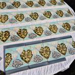 47 Jugendstil wandtegels opgelegde afbeelding witte bloem, Ophalen