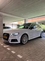 Audi A3 1.5 Tfsi 3 x S Line CoD Ultra S-tronic 2018 Wit, Auto's, 1498 cc, 4 cilinders, Leder en Stof, Wit