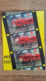Oude folder PZ Zweegers Snelhooier 2000 en 2400, Ophalen of Verzenden, Gelezen, Folder