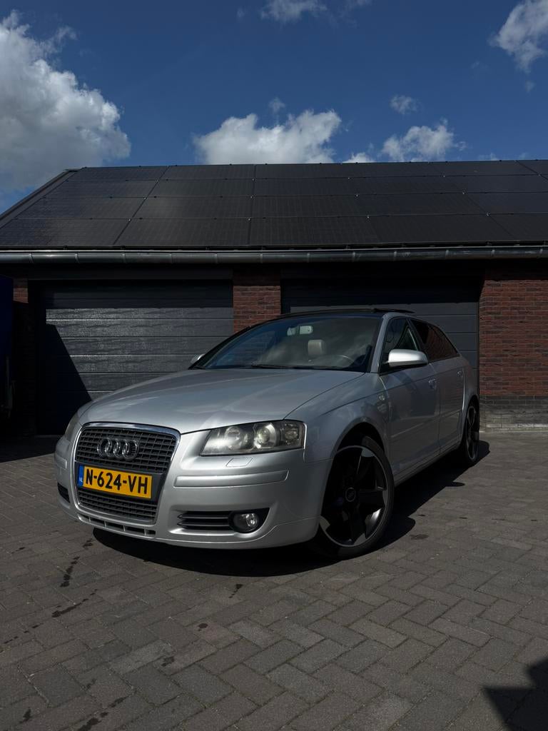 Audi A3 2.0 Sportback 110KW AUT 2005 Grijs, Auto's, Audi, 4 cilinders, 1984 cc, Particulier, 149 pk