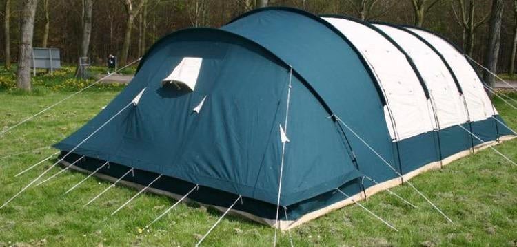 6 persoons tunnel tent Obelink, Caravans en Kamperen, Ophalen of Verzenden, Gebruikt, Tot en met 6