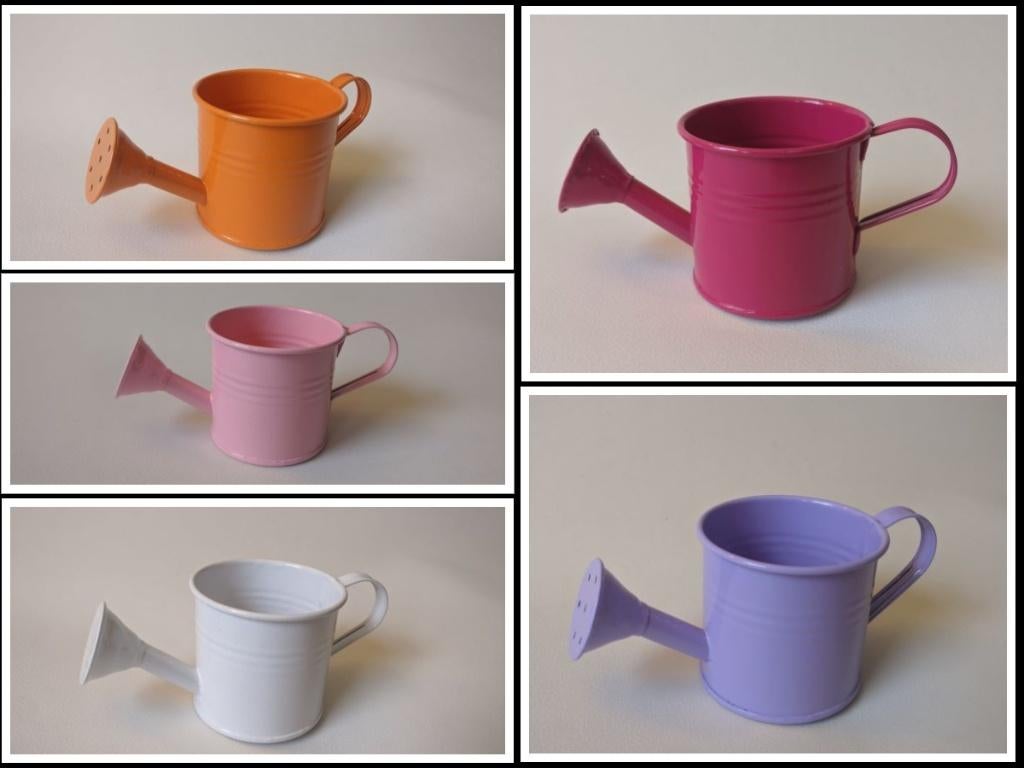 Mini gieter verschillende kleuren p/st., Ophalen of Verzenden, Nieuw, Metaal