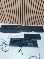 Witte/Zwarte Gaming Toetsenborden, Gaming Keyboards, Computers en Software, Toetsenborden, ., Gaming toetsenbord, Ophalen of Verzenden