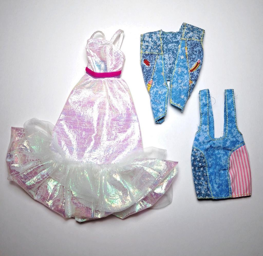 Vintage Mattel Barbie kleertjes (1980s/1990s), Verzenden, Zo goed als nieuw, Kleertjes