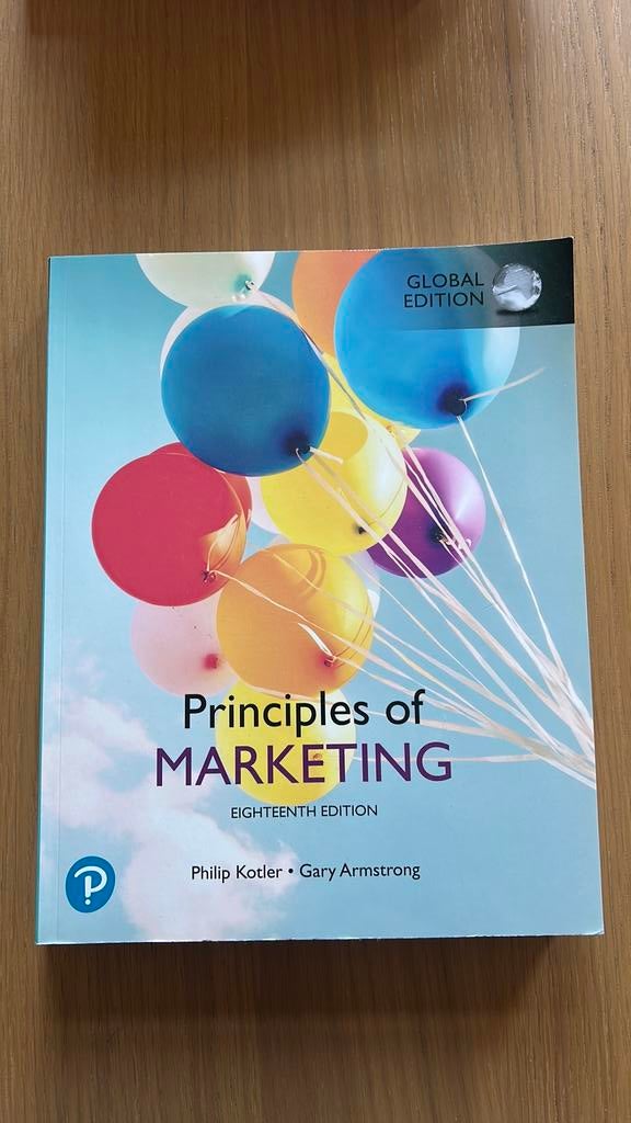 Principles of Marketing, Ophalen of Verzenden, Zo goed als nieuw, Economie en Marketing