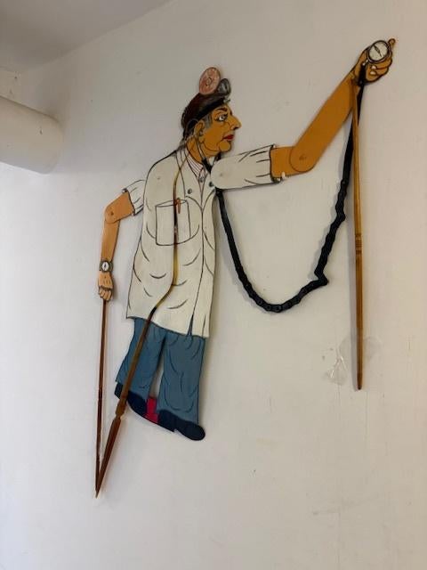 3 wajang poppen...karikaturen van mannelijke figuren, Ophalen of Verzenden