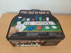 Texas Hold'em Poker black jack Set in blikken doos, ..., Ophalen of Verzenden, Zo goed als nieuw, ...
