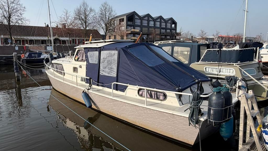 Motorboot te koop, Watersport en Boten, Ophalen, Gebruikt, Staal, Diesel