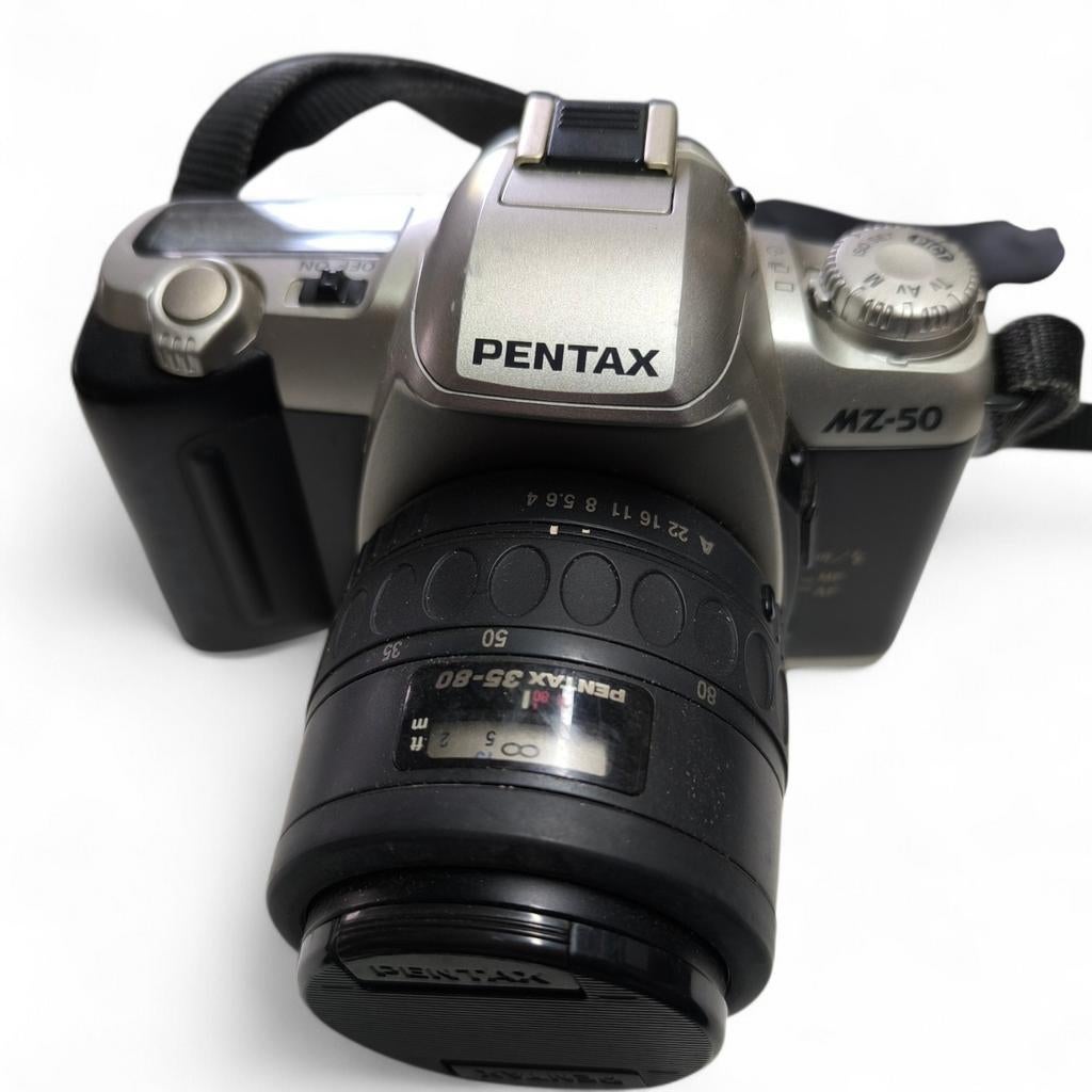 Pentax MZ-50 Spiegelreflexcamera met 35-80mm lens, Ophalen of Verzenden, Gebruikt, Spiegelreflex, Pentax