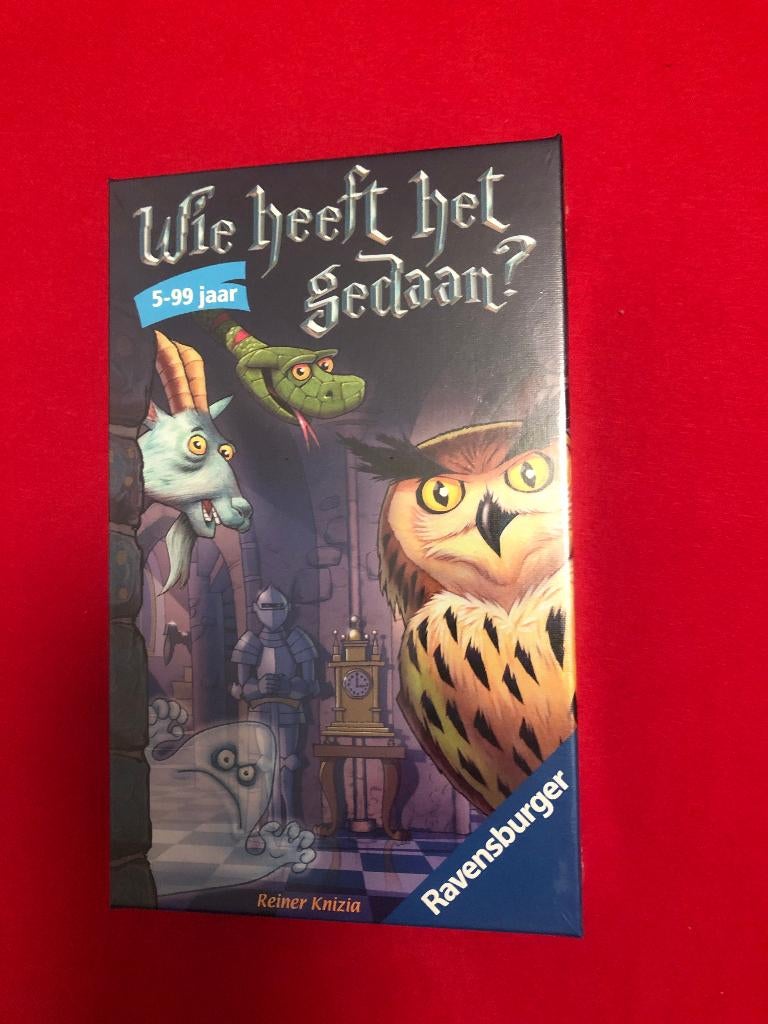 Spelletje Wie heeft het gedaan?, Ophalen of Verzenden, Nieuw