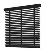 Houten jaloezieën met ladderend zwart NIEUW, Ophalen, Nieuw, 50 tot 100 cm, 100 tot 150 cm