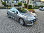 Peugeot 207 2007 Grijs – Kapschade Linksachter, Auto's, Peugeot, Voorwielaandrijving, Zwart, 4 cilinders, Cabriolet