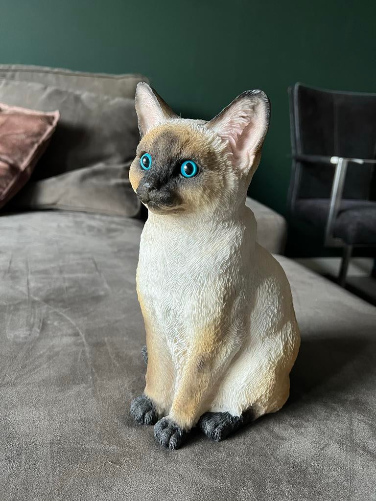 &Klevering Siamese Kat Spaarpot Beeld, Ophalen of Verzenden, Zo goed als nieuw