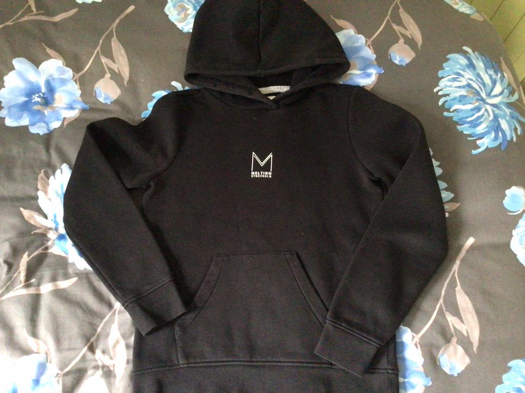 Melting Stockholm dames hoodie, Verzenden, Gedragen, Maat 38/40 (M), Zwart