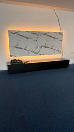 Tv Meubel met Waterdamp Haard & Marmerlook Tv Paneel, Huis en Inrichting, Ophalen, 100 tot 150 cm, Nieuw, 200 cm of meer