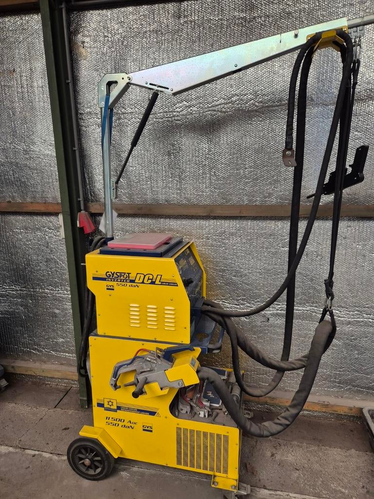 Puntlas apparaat Gyspot 550 daN, 11500 Adc, Ophalen