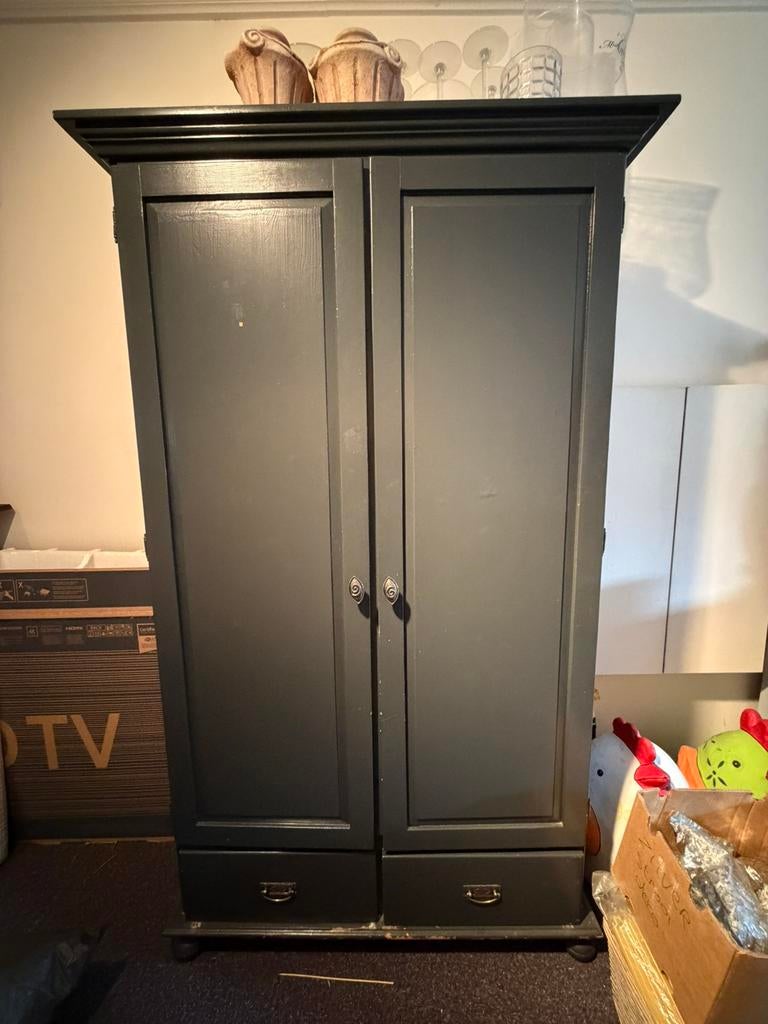 Grenen kast OPHALEN KALMTHOUT BE, Huis en Inrichting, Kasten | Kledingkasten, Ophalen, Gebruikt, 100 tot 150 cm, 150 tot 200 cm