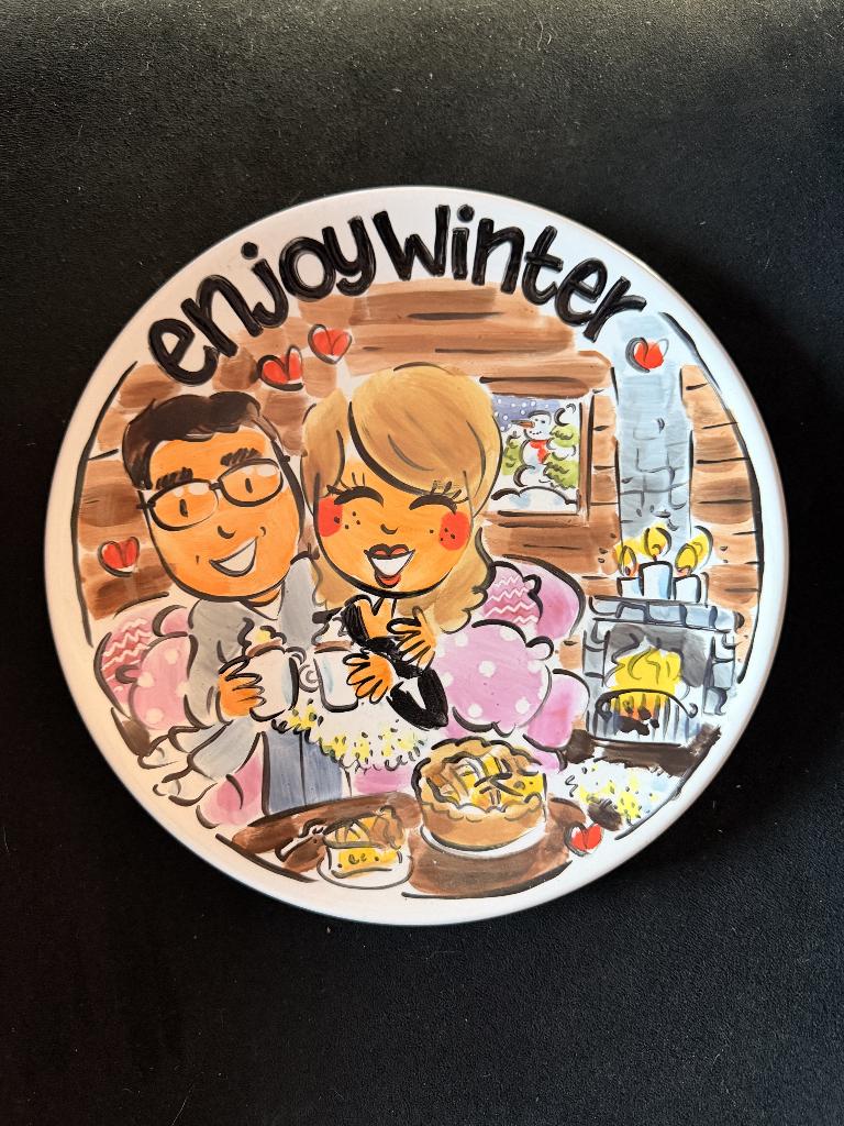 Blond LE bordje enjoy winter, Blond Amsterdam, Nieuw, Ophalen of Verzenden, Bord(en)