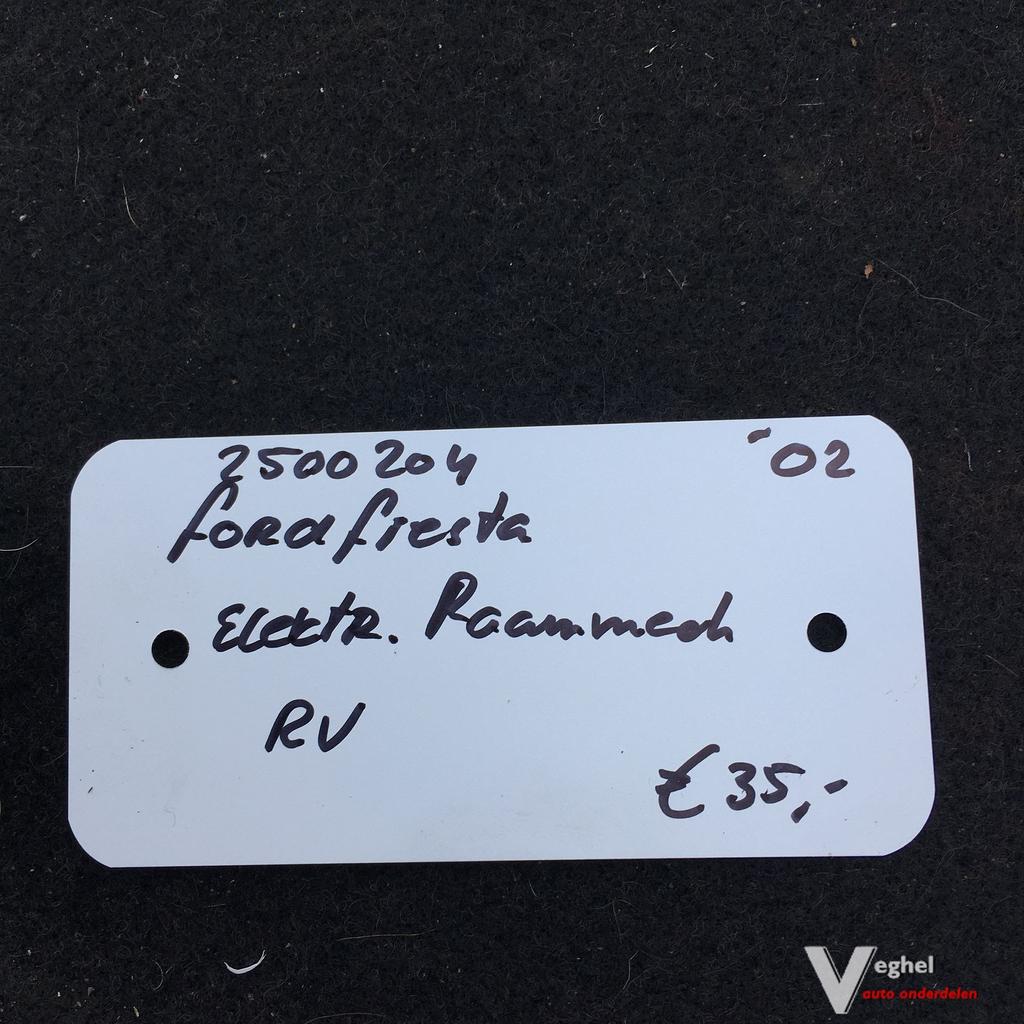 Ford Fiesta 1.4 16v 5drs  2002 2500204  Elektr Raammechanism