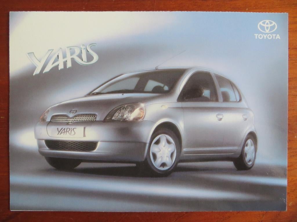 Toyota Yaris (aanvraagkaart informatie) (RAI 1999), Ophalen of Verzenden, Nieuw, Toyota
